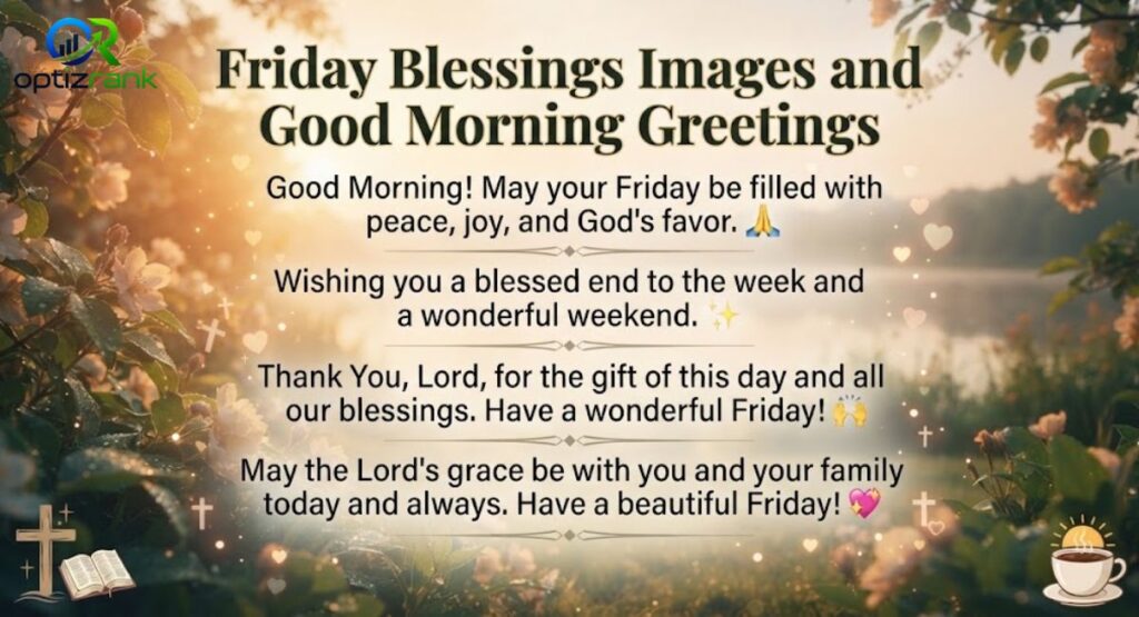 300+ Good Morning Friday Blessings, Prayers, Quotes, Wishes & Images to Start Your Day with Faith