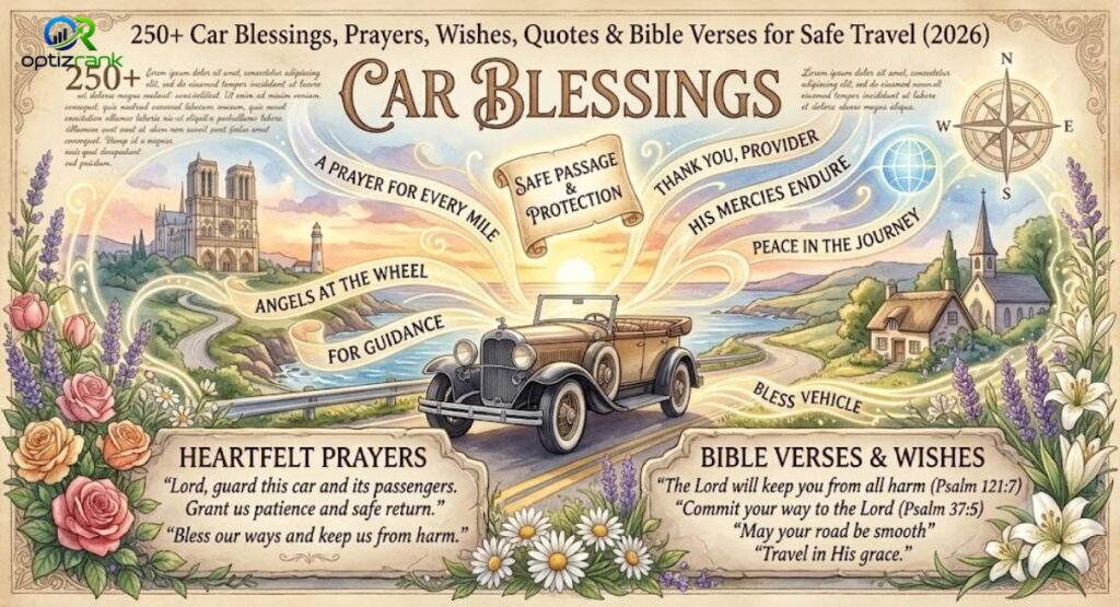 250+ Car Blessings , Prayers, Wishes, Quotes & Bible Verses for Safe Travel (2026)